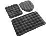 Bath mat ARUBA KPL. 3 SZT. GREY DARK