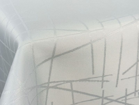 Tablecloths with stain-resistant coating Kreski White