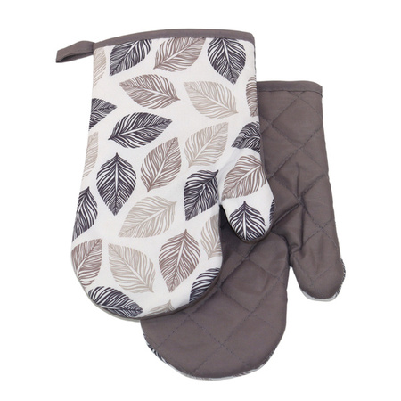 Kitchen gloves with a magnet LEAVES kpl 2 szt., 0318FS17A