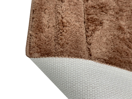 Bath mat ALOR 50x80 BROWN