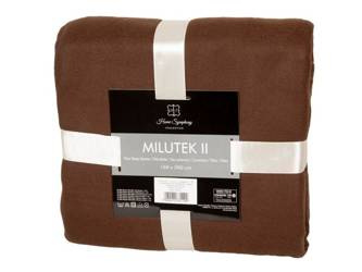Blanket MILUTEK II 130x170 BROWN-2