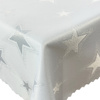 Tablecloths with stain-resistant coating OVAL 140X220 BIG STAR SILVER 621