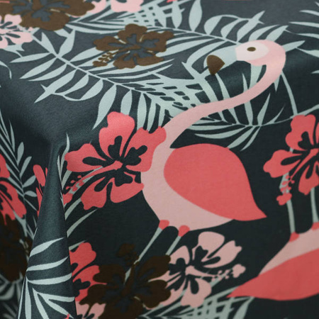 Waterproof Polyester Tablecloth Flamingos