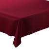 Tablecloths with stain-resistant coating  Burgundy rain