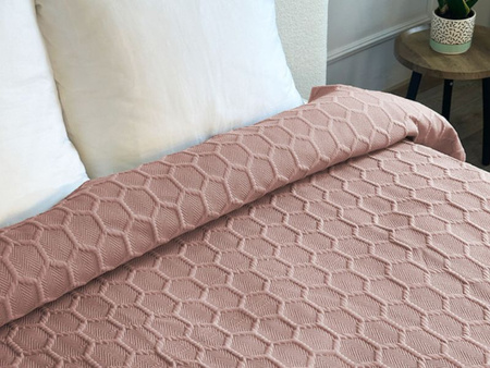Bedspread PARLA 3D  220x240, SY-7653 POWDER PINK