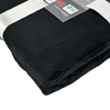 Blanket LUNA 150x200 BLACK, microfiber flannel 240 gsm
