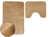 Bath mat LOMBOK KPL 2 SZT. BEIGE