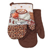 Kitchen gloves with a magnet CAPPUCCINO II kpl 2 szt.,  0316FS03