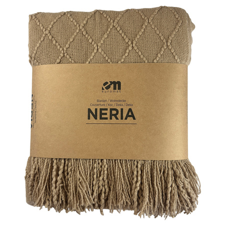 Blanket NERIA 130x170CM TAUPE LIGHT 