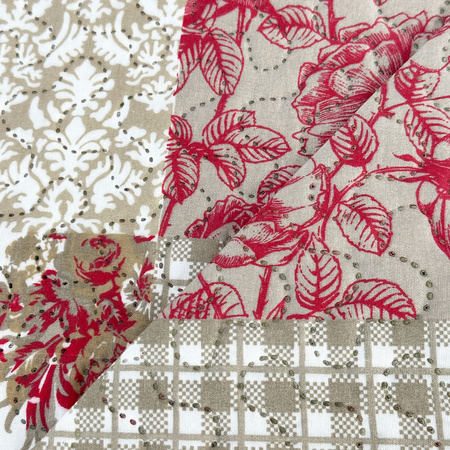 Bedspread TAVIRA 220x240+2/40x40, BJ-080 AMERICANA