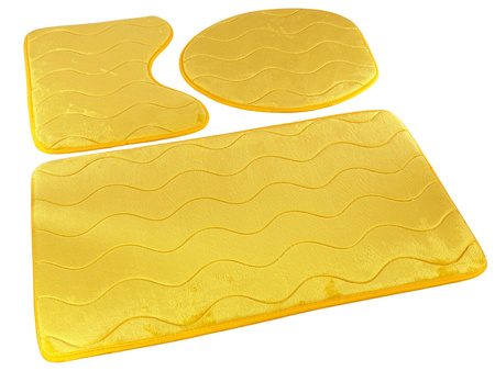Bath mat SUMBA kpl 3 szt., LZ(23) HONEY 24