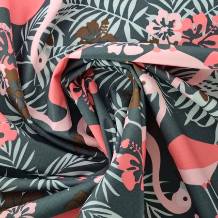 Waterproof Polyester Tablecloth Flamingos