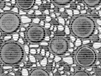 Foamed non-slip bath mat 65 AQUAMAT 4036-3