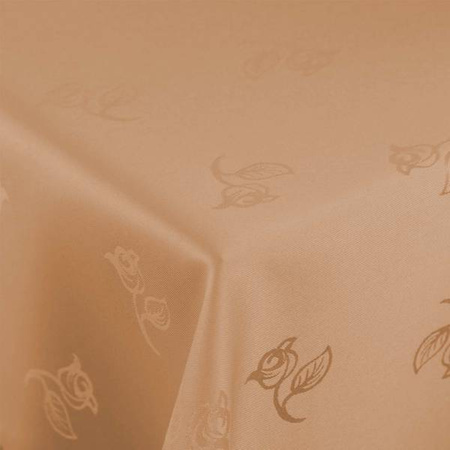 Tablecloths with stain-resistant coating Beige Rose