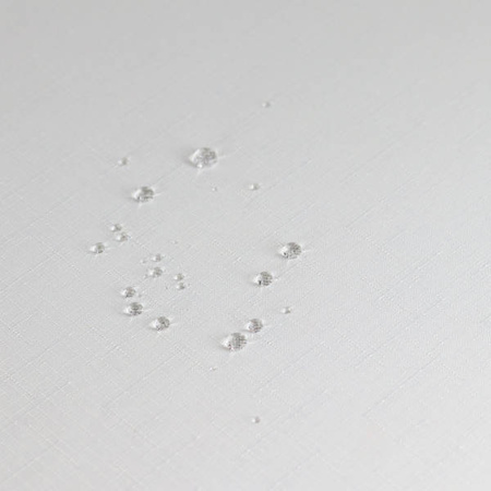 Tablecloths with stain-resistant coating white rain