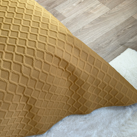 Bedspread PARLA 3D 80x220, SY-7654 BROWN