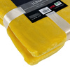 Blanket LUNA 150x200 YELLOW, microfiber flannel 240 gsm