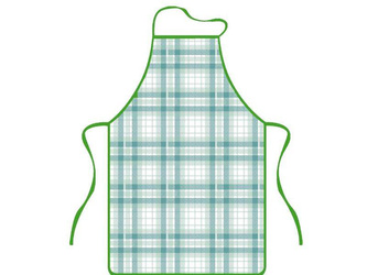 Kitchen apron CHECKS 50x76, F23A183B