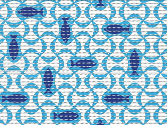 Foamed non-slip bath mat 65 AQUAFLEX 6048-1