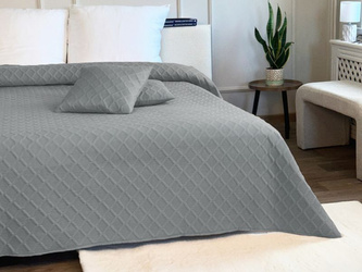 Bedspread PARLA 3D 180x220+2/40x40,SY-7654 GREY