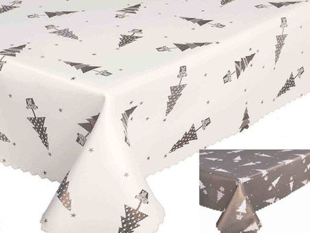 Tablecloths with stain-resistant coatin 140X180 BROWN 1873
