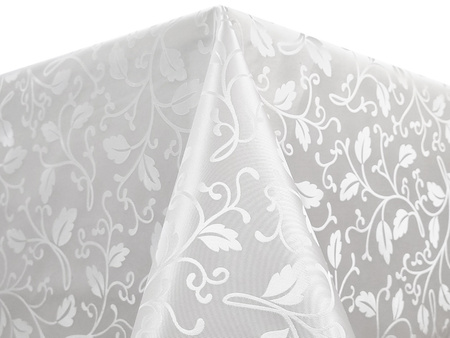 Tablecloth 137 PEARL ZG-6262A WHITE
