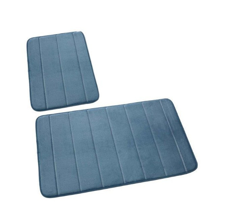 Dywanik łazienkowy SUMBA kpl 2 szt., LZ(09) NIEBIESKI JASNY 09 (45x75+45x35)