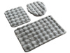 Bath mat ARUBA KPL. 3 SZT. GREY LIGHT