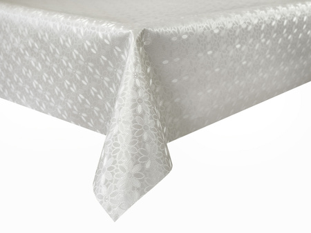 Tablecloth 137 PEARL ZG-6263A WHITE