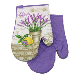 Kitchen gloves with a magnet LAVENDER II kpl 2 szt., F9118