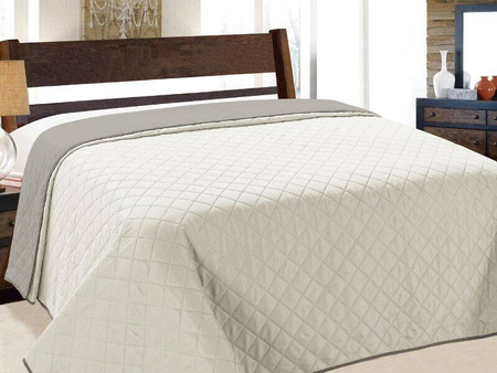 Bedspread VIGO II 220x240, 010/ GREY 2-LIGHT GREY 2