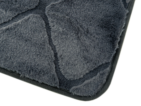 Bath mat MUNA KPL. 3 SZT. GREY DARK