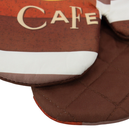 Kitchen gloves with a magnet COFFEE II kpl 2 szt., 0218FS40