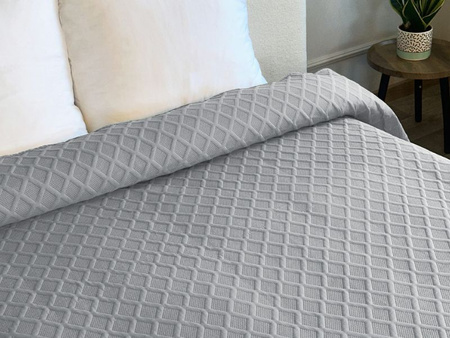 Bedspread PARLA 3D 220x240, SY-7654 GREY