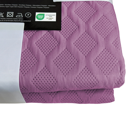 Bedspread PARLA 3D 80x220, SY-7654 VIOLET