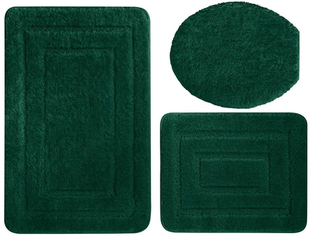 Bath mat  ALOR KPL 3 SZT. DARK GREEN