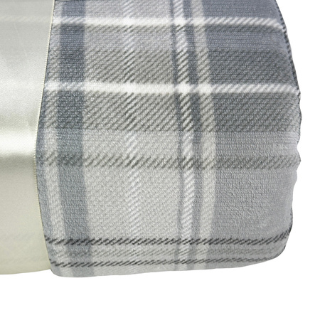 Blanket SHERPA PRINT 150x200 GREY