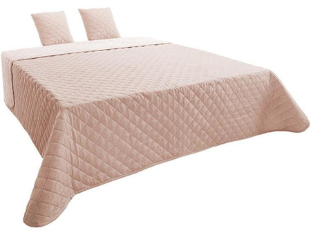 Bedspread VIGO II 180x220+2/40x40, 010/POWDER PINK 2-ECRU 6
