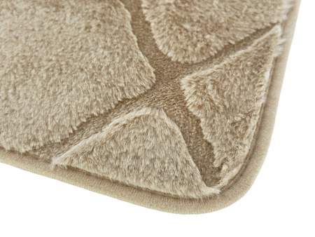 Bath mat MUNA KPL. 3 SZT. BEIGE