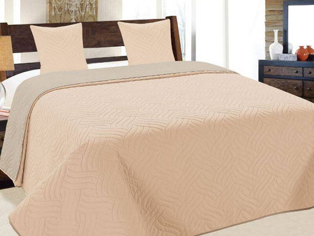 Bedspread VIGO II 220x240+2/40x40, 011/ PINK-LIGHT SILVER