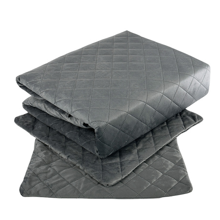 Bedspread AMARANTE 220x240+2/40x40, 010 / DARK GREY