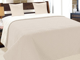 Bedspread VIGO II 220x240+2/40x40, 011 BEIGE-ECRU