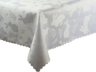 Tablecloths with stain-resistant coating  3360 white