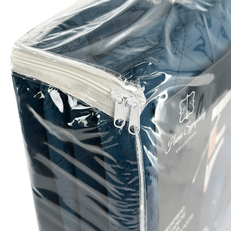 Bedspread AMARANTE 180x220+2/40x40, 010 / DARK TURQUOISE