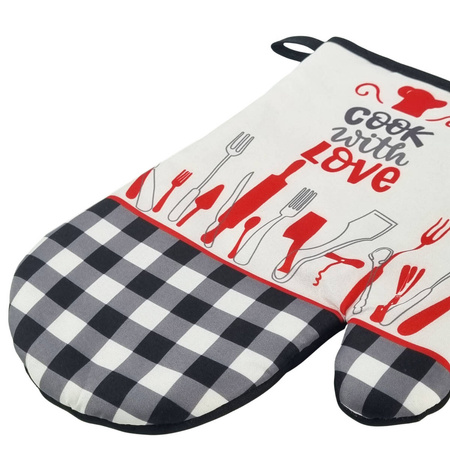 Kitchen gloves with a magnet KITCHEN kpl 2 szt., F21S142