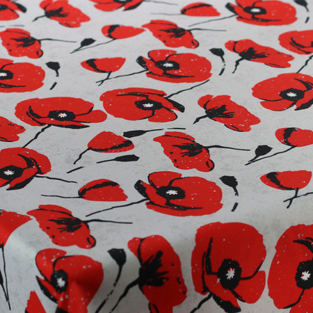 Waterproof Polyester Tablecloth Poppies
