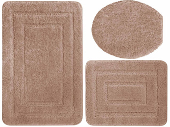 Bath mat  ALOR KPL 3 SZT. BROWN