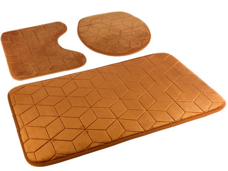 Bath mat SUMBA kpl 3 szt.,LZ(31) BROWN LIGHT 14