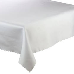 Tablecloths with stain-resistant coating  114 GN White