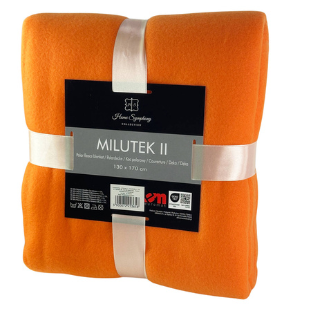 Blanket MILUTEK II 130x170 ORANGE